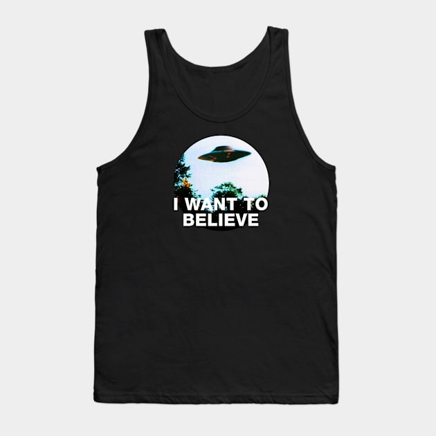 I want to believe Tank Top by Synthwave1950